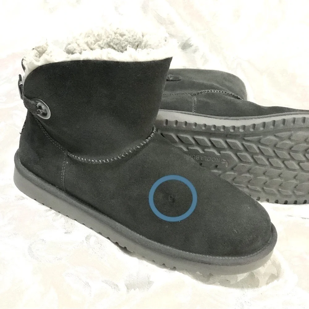 Koolaburra by UGG Grey Suede Winter Boots size 10